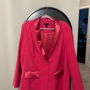 Torrid Women's Vibrant Pink Blazer